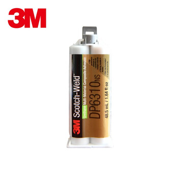 3M DP6310NS 绿色 AB胶 金属塑料木材汽车粘接胶水 耐高温结构胶环氧树脂胶 48.5ml/支