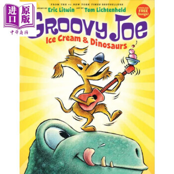 groovy joe:ice cream & dinosaurs 爱弹吉他的梗犬祖祖1 英文原版