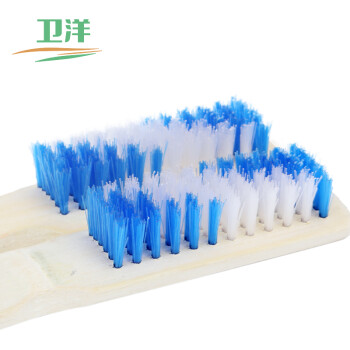 卫洋 WYS-313 竹制鞋刷硬毛刷鞋子洗鞋刷子多功能清洁刷洗衣刷板刷 单只 颜色随机