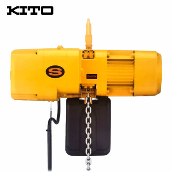 KITO 日本原装进口电动环链葫芦ER2 单链吊装起重工具2T4M 挂钩式标准速 200580