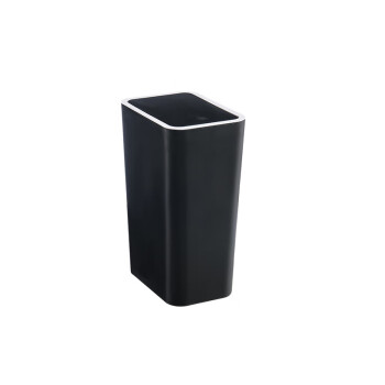 冠峰 白色12L 小垃圾桶北欧大号长方形纸篓翻盖带盖GNG-437