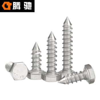 腾驰（CT）034 六角木牙螺丝 DIN571 304不锈钢  M8*25（20支/包）