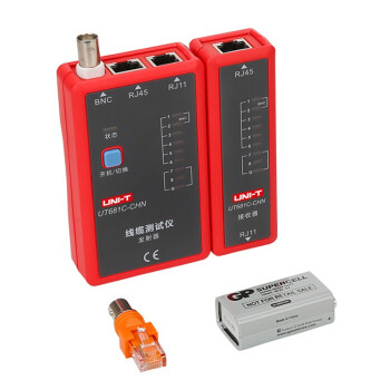 优利德（UNI-T）UT681C 线缆测试仪 RJ45/RJ11/BNC 对线查线寻线仪