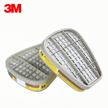 3M 6003CN滤毒盒 过滤盒工业防护有机蒸气 搭配面具使用 6003
