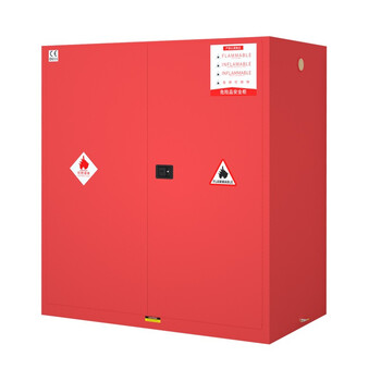 京度 防爆安全柜 110加仑储存柜化学柜钢制危化品试剂存储柜工业危险品实验柜子可定制 红色