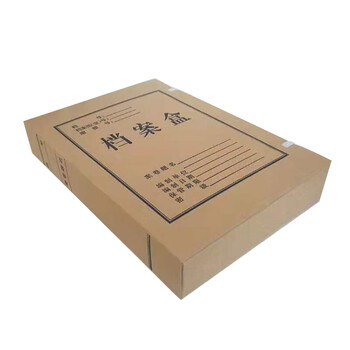 飞尔（FLYER）牛皮纸档案盒 资料盒 普通款1cm【31X22cm】50个