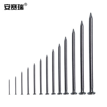安赛瑞 铁钉 铁钉子 圆钉 洋钉 木工钉 木板钉 20mm（1kg装）22286