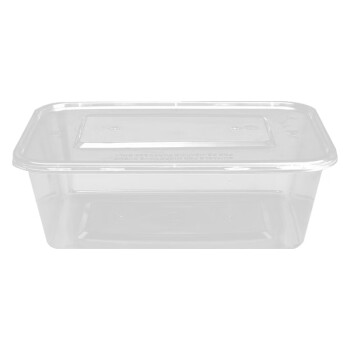 联嘉方形餐盒 一次性外卖透明塑料打包盒 汤碗保鲜盒750ml 300套定制