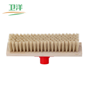 卫洋 地刷长柄刷软毛头27cm杆长120cm 瓷砖地板甲板庭院青苔厕所刷地 1个装