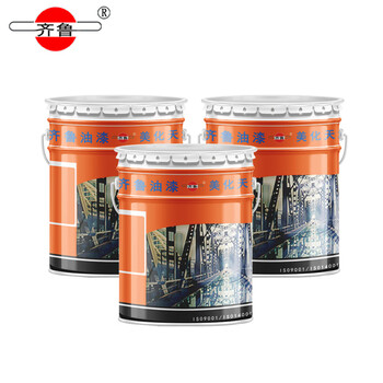 齐鲁油漆/QILU 孔雀兰醇酸调和漆 金属漆防锈漆工业漆彩钢瓦漆铁铝钢铁门油漆涂料防腐漆 15kg/桶