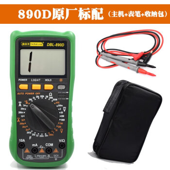 德佰龙DeBaiLong 专业数字万能表数显式高精度电工万用表笔 DBL-890D