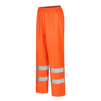 安小侠 户外分体雨衣公路养护环卫雨衣套装定制免费印反光字 橘色 XL