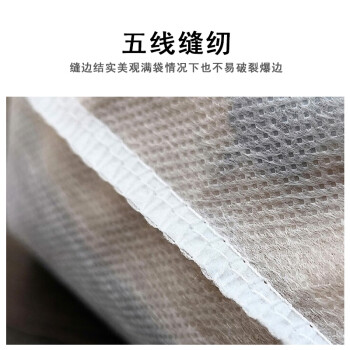 联嘉 无纺布袋 一次性过滤袋中药袋茶包袋调料包隔渣袋 50×60cm绑口款加厚 100个