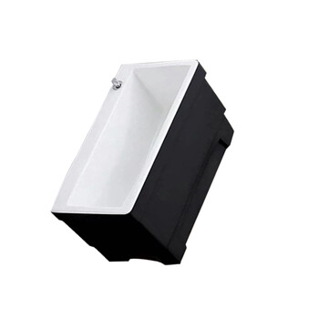 星期十池陶瓷洗拖把池拖布池落地式洗拖布池黑白170+一键排污+入墙龙头70cm*38cm*39cm定制