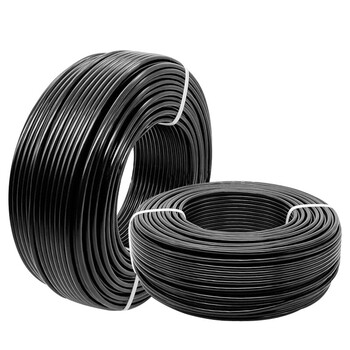 起帆电缆 RVV-300/500V-4*2.5 软护套线 黑色100米【现货】