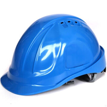 代尔塔102106安全帽 防冲击ABS材质透气工业工地工程施工旋钮一键式调节头盔 白色