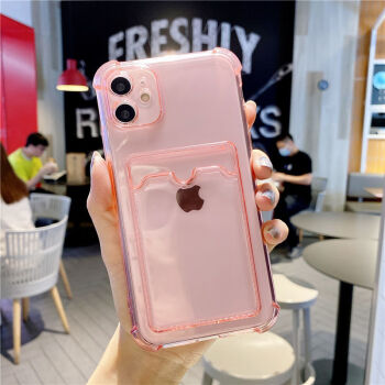 iphone12透明手机壳,透明iphone 叠汇生透明卡套放照片iphone12promax苹果11手机壳78plus软xxs防摔xr