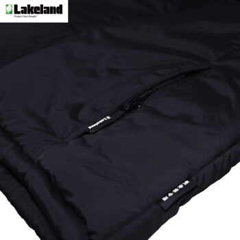雷克兰(Lakeland)T200男士防寒服内胆冲锋衣保暖防寒短款冬季外套新雪丽黑色 T200 L