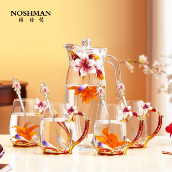 诺诗曼结婚礼物送新娘实用送姐姐闺蜜水杯套装家用高颜值泡茶杯喝水杯子