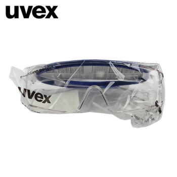 uvex优唯斯 安全防护眼镜透明镜片蓝框可与大部分矫视眼镜共同佩戴定做9169065 1副