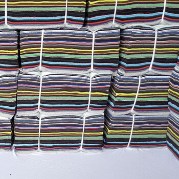 庄太太【50斤】彩色 擦机布全棉标准尺寸 工业抹布 纯棉 吸水吸油