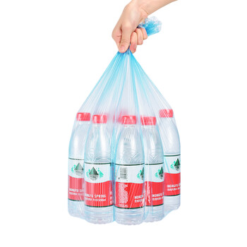 康乐洁  K-130 背心式手提垃圾袋厨房办公室加厚一次性塑料袋  45*62cm*90只颜色随机