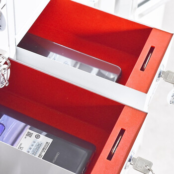 京顿JINGDUN 手机屏蔽柜工厂学校机关考场手机信号屏蔽柜手机存放柜箱 壁挂式10格