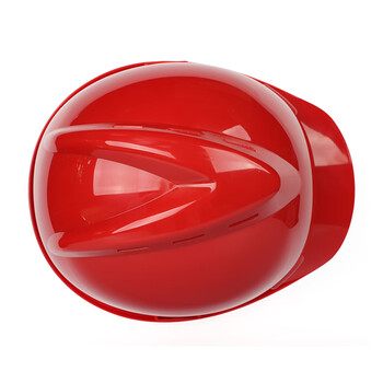 君御1501PE带透气孔安全帽蓝色 *1顶 红色