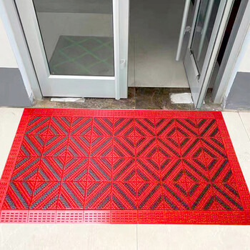豫之韵 定制拼接三合一地垫门垫蹭脚垫防滑垫酒店门厅室外台阶镂空塑料三刷 定制