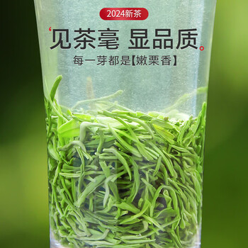 乐品乐茶绿茶毛尖茶叶特级250g  2024新茶明前春茶嫩芽自己喝礼盒装