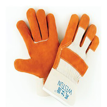 威仕盾（WESTUN） G-3215 橙色全掌劳保手套 L码 1副