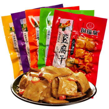 玛瑙泉豆腐干休闲零食豆干多种口味真空包装安徽淮南寿县八公山特产 10袋
