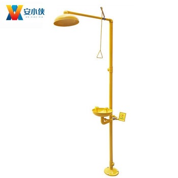 安小侠 洗眼器 304不锈钢ABS涂层 实验室验厂喷塑防腐复合式双口喷淋洗眼装置