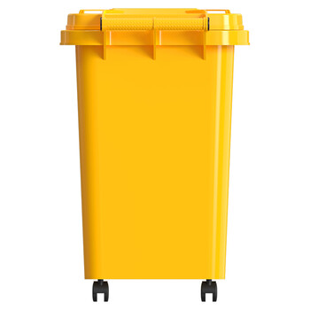 科力邦（Kelibang） 医疗垃圾桶 大号塑料环卫户外垃圾桶带盖30L万向轮带轮翻盖医院用分类垃圾桶 KB1014