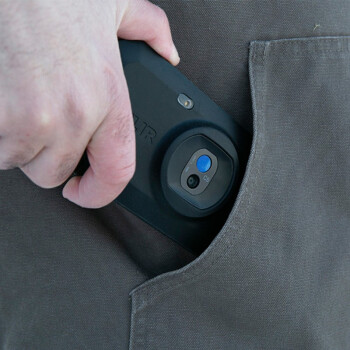 菲力尔 FLIR C5口袋式红外热像仪便携式内置LED照明检测地暖漏水 黑色 C5
