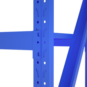 京度货架单层称重500kg四层可定制2000*1500*500蓝色仓储货架仓库置物架JD-HJ-500B07储物架