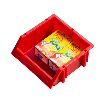 京度货架零件盒物料盒收纳盒工具盒螺丝盒五金盒分类盒加厚斜口款180*180*80mm