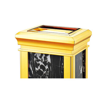 和畅(HC) GPX-8H 座地烟灰桶 垃圾桶公用垃圾箱果皮桶 仿黑白根石