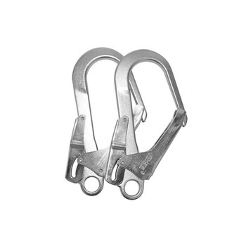 代尔塔（DELTAPLUS）508007 钢制自锁大钩安全钩 安全带挂钩安全绳连接钩 开口60mm 定做 1个