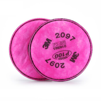 3M6200半面具+2片2097CN滤棉防尘毒套装雾霾PM2.5防粉尘防护面罩6200+2097