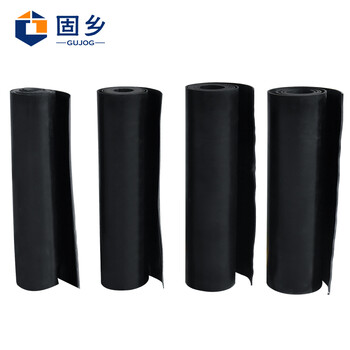 固乡 绝缘胶垫 配电房绝缘橡胶板  电厂耐磨绝缘垫 机房地胶 实验室黑色绝缘地毯 厚3mm宽1M长5M耐电压0.4kv