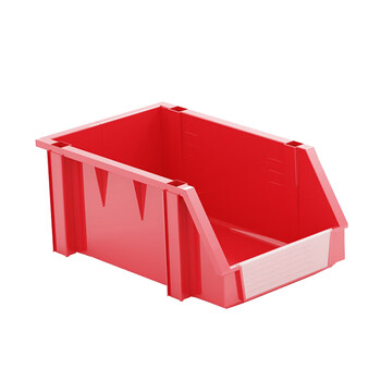 知旦600122组合式零件盒 160*100*70mm螺丝盒物料盒R5红色