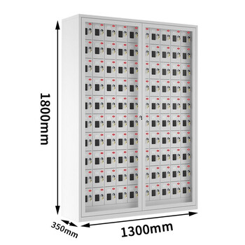 京度 钢制手机柜管理工厂学校手机存放箱收纳保管柜可定制 一百门充电柜