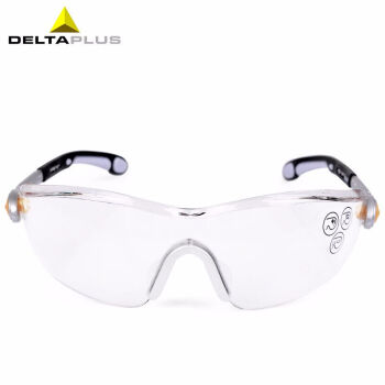 代尔塔（Deltaplus）101116 VULCANO2 PLUS CLEAR户外骑行护目眼镜 防风沙刮擦冲击防雾 定做 透明 1付