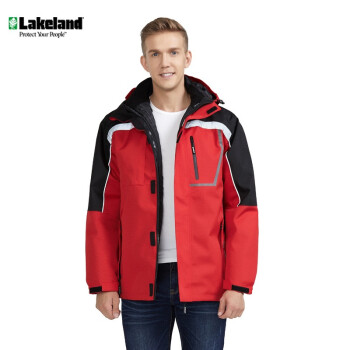 雷克兰(Lakeland)BR11户外防寒服冲锋衣外夹克登山服防水保暖服红色(不含内胆)红色L