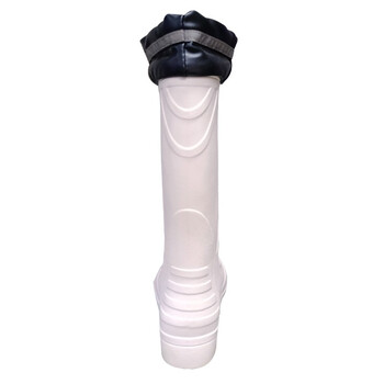 安美尚（ams）BUFFALO 5000安全靴防滑防水防砸水鞋雨靴（不含保暖袜套）定做交期3个月 白色 40#