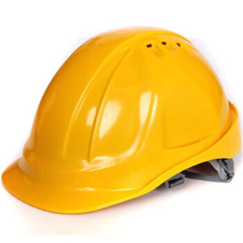代尔塔102106安全帽 防冲击ABS材质透气工业工地工程施工旋钮一键式调节头盔 白色