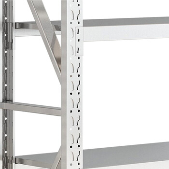 圣极光不锈钢货架超市展示架工具收纳架1.5米4层主架G1261可定制