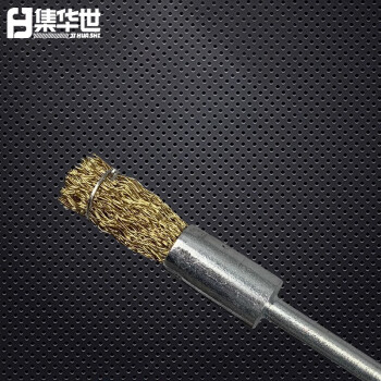 集华世 钢丝笔刷工业清洁除锈去污刷【不锈钢丝笔刷6*16mm10只】JHS-0314