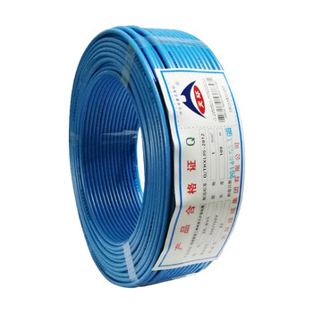 天环 ZR-BVR-450/750V-1*1.0 阻燃单芯多股铜芯软电线 100米 蓝色